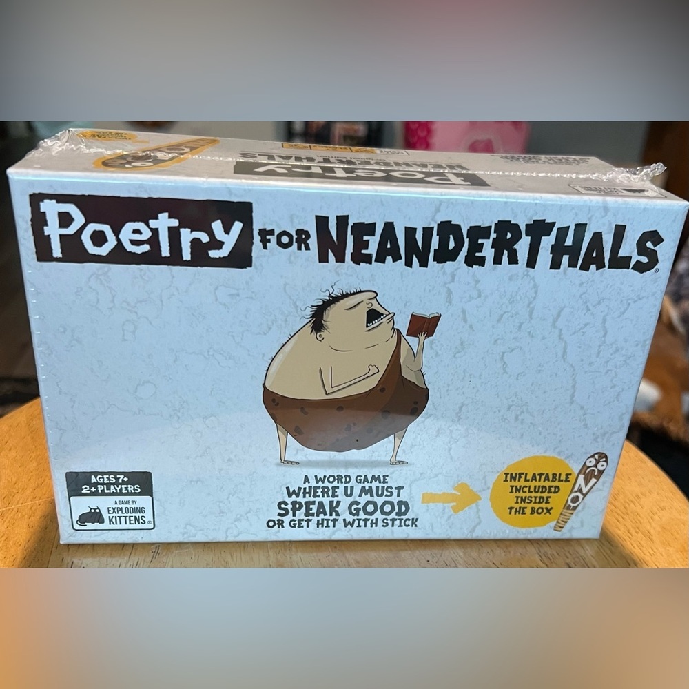 Poetry For Neanderthals Party Family Word Game by Exploding Kittens